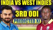 West Indies vs India 3rd ODI, here are predicted playing XI for India | Oneindia news