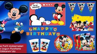 Mickey Mouse parti malzemeleriMickey Mouse doğum günüü süsleri Parti Dükkanım