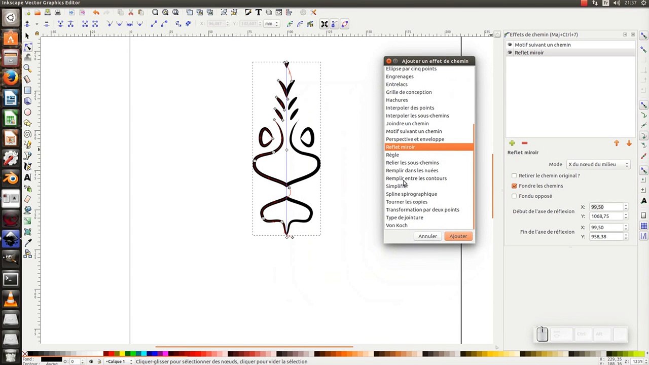 Tuto inkscape 0.92 : Réalisation un fond d'écran "mandala"