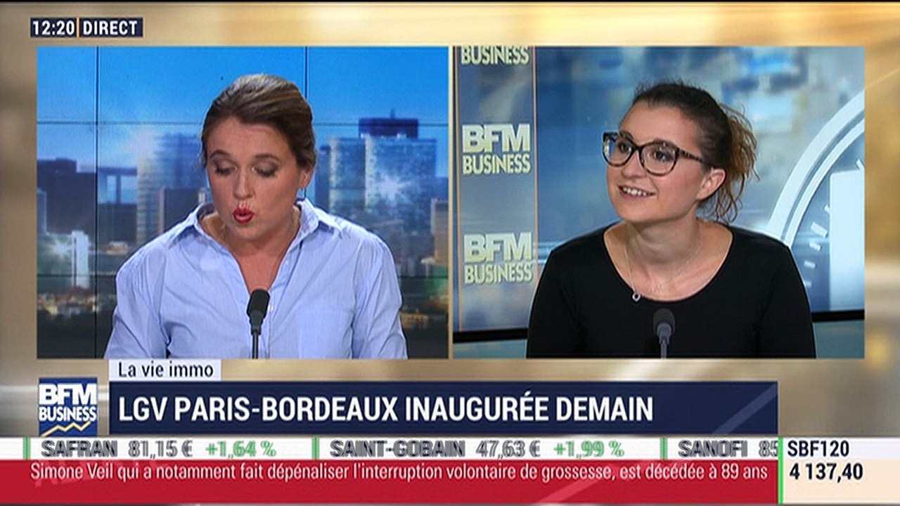 La vie immo: La mise en service de la LGV Paris-Bordeaux fait flamber le prix de l'immobilier à Bordeaux - 30/06