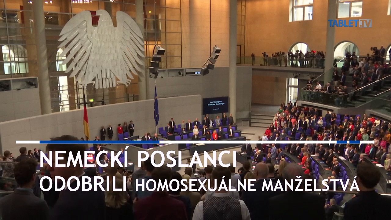 Nemeckí poslanci schválili uzákonenie homosexuálnych manželstiev