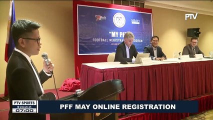 SPORTS BALITA: PFF may online registration