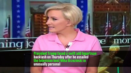 Trump Mocks Mika Brzezinski; Says She Was ‘Bleeding Badly From a Face-Lift’