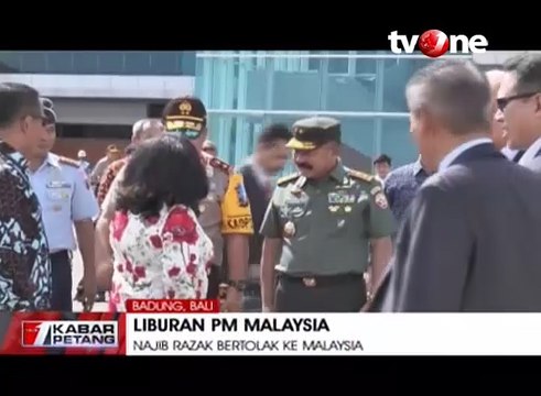 Usai Liburan di Bali, Najib Razak Bertolak ke Malaysia