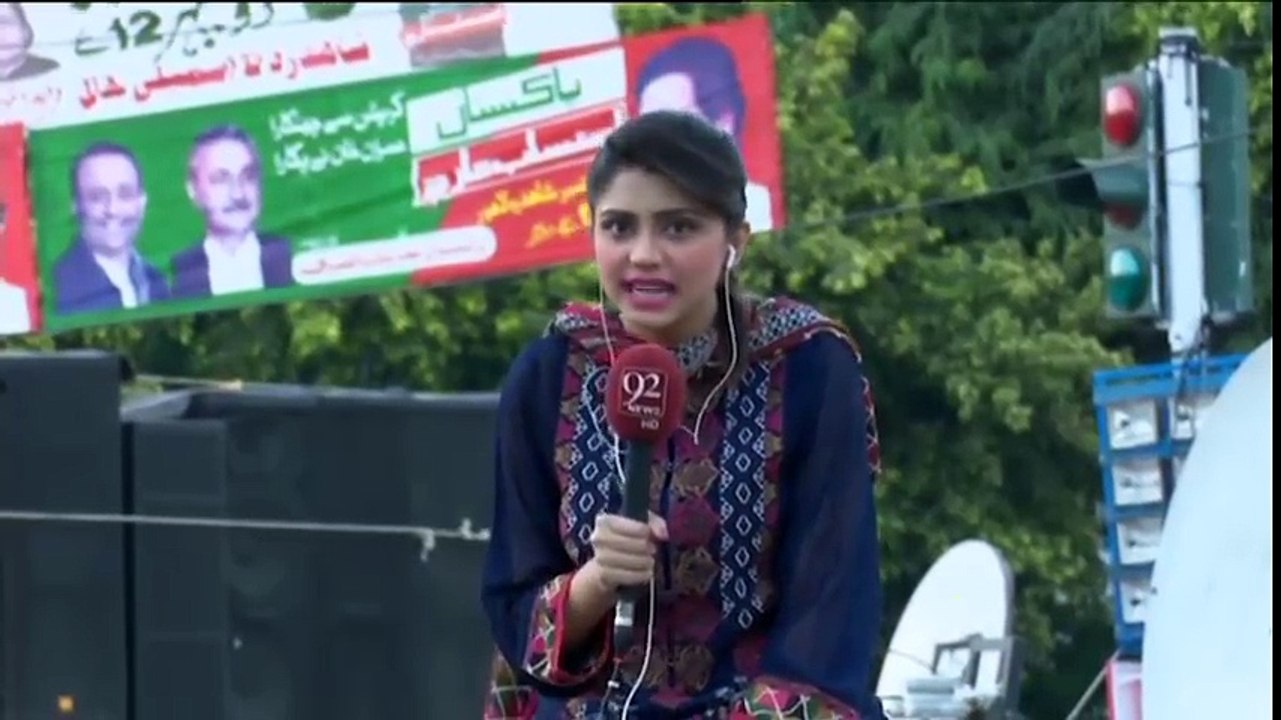 92 News Female reporter Live reporting kie duran BEHOSH