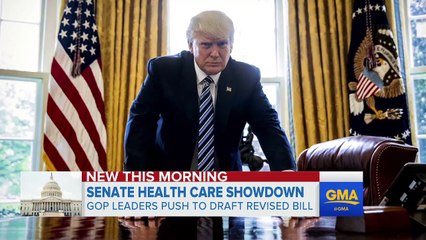 Senate Republicans try to revise health care bill