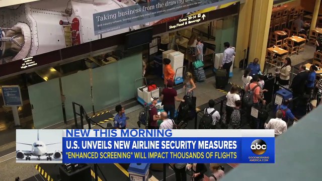 Updated security protocols announced for international flights
