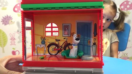 Mascotas video Secreto mascota Vida estación nieve conejo de la nieve alrededor de 1 conejo sin ost