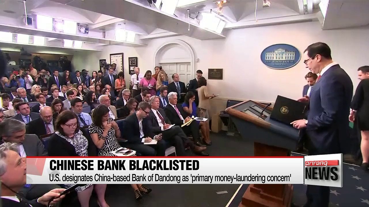 U.S. designates China-based bank as 'primary money-laundering concern'