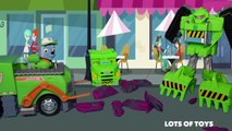 Colección basura Jugar-doh rescate aparejo ruidoso el juguete transformadores camión Bots diggin