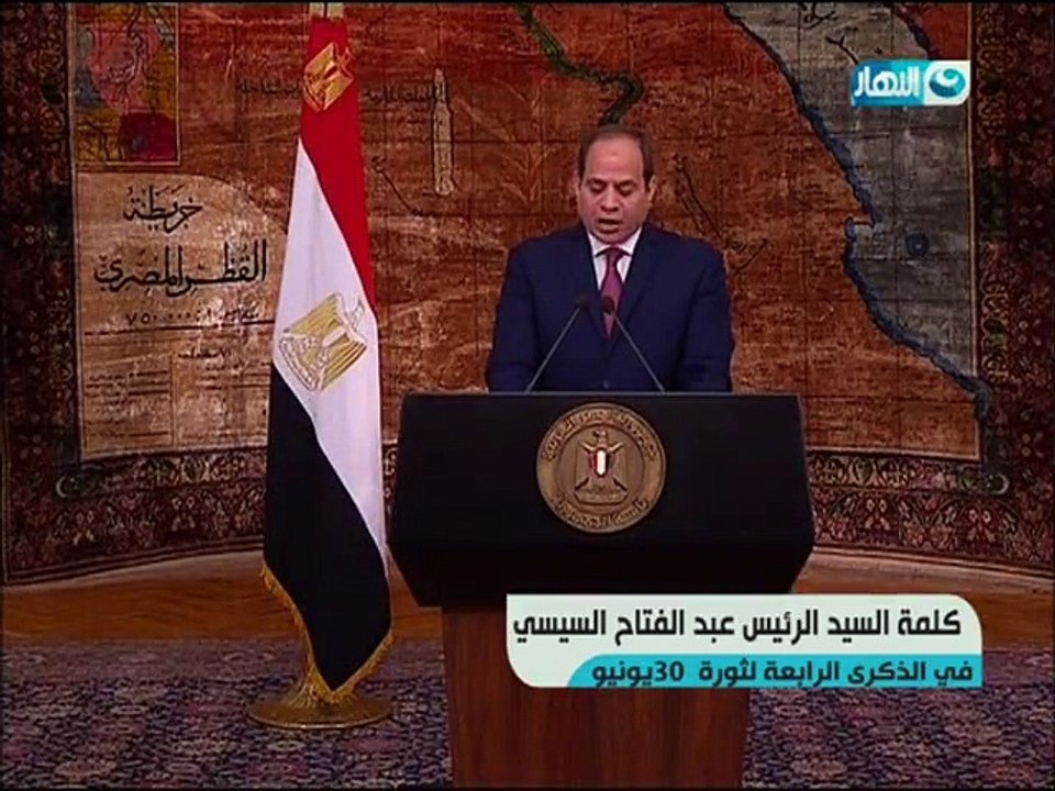 الرئيس السيسي يوجه كلمة للشعب المصري بمناسبة ذك...