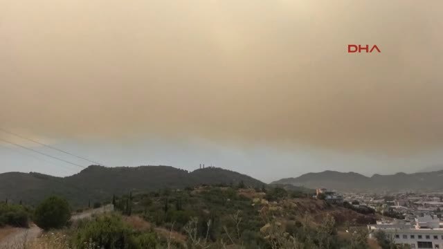 Antalya - Alanya'da Orman Yangını