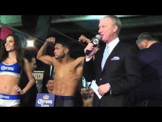 Leo Santa Cruz vs Cesar Seda Weigh ins