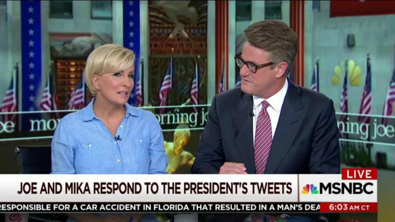 Mika Brzezinski, Joe Scarborough on Trump's Twitter Attack: "We're OK, the Country's Not" | THR News