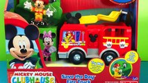 Casa Club día abeto fuego teniendo Casa ratón jugar salvar el camión con Mickey minnie doh