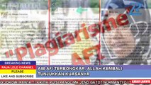 AIB AFI TERBONGKAR! ALLOH TUNJUKAN KUASANYA, BAGI SANG PEMBUAT M4K4R UNTUK AGAMANYA SENDIR