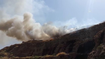 Turgutlu Çöplüğünde Yangın