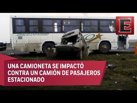 Accidente vial en el Circuito Exterior Mexiquense deja seis muertos