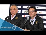 Guillermo Vázquez y Antonio Sancho llegan a Pumas para sacar al club de su crisis de resultados