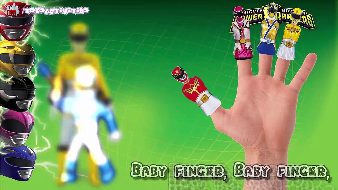 Power Rangers Finger Family Collection Power Rangers Finger Family ...
