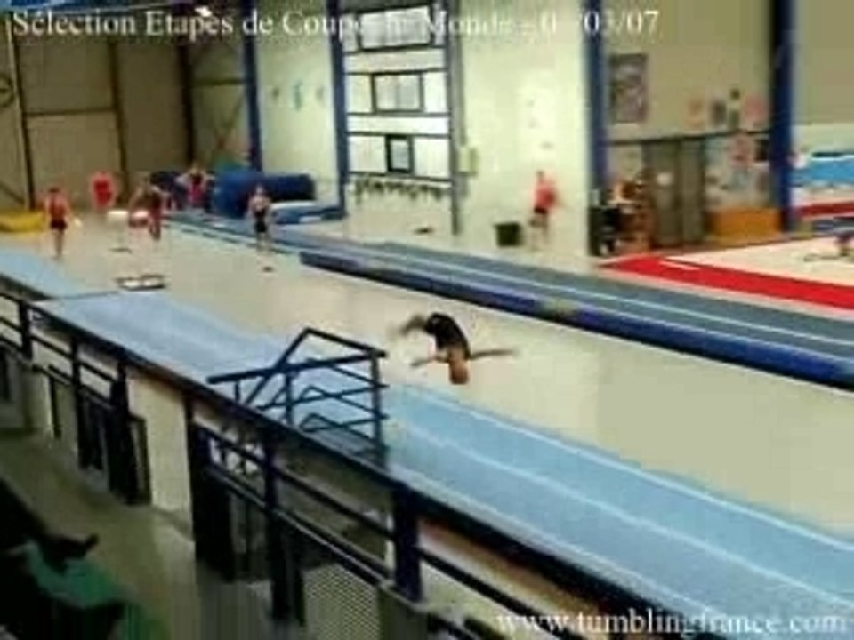 Sélective pour les étapes de Coupe du Monde de tumbling