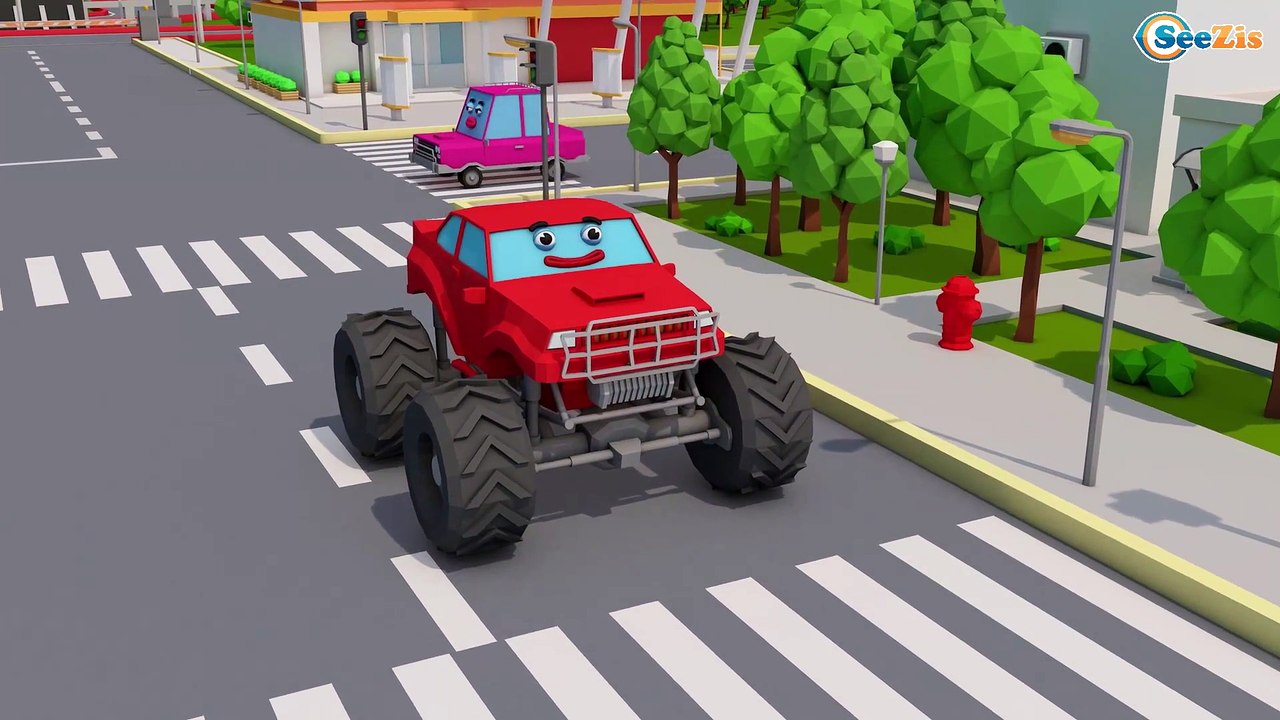 TRUCKS COLORS for Children - Learning Educational Video | Learn Vechicles Kids | Nursery Rhymes