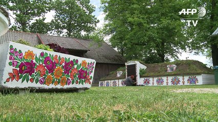 Zalipie, village pittoresque polonais fleuri toute l'année