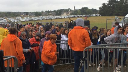 L'entrée des festivaliers