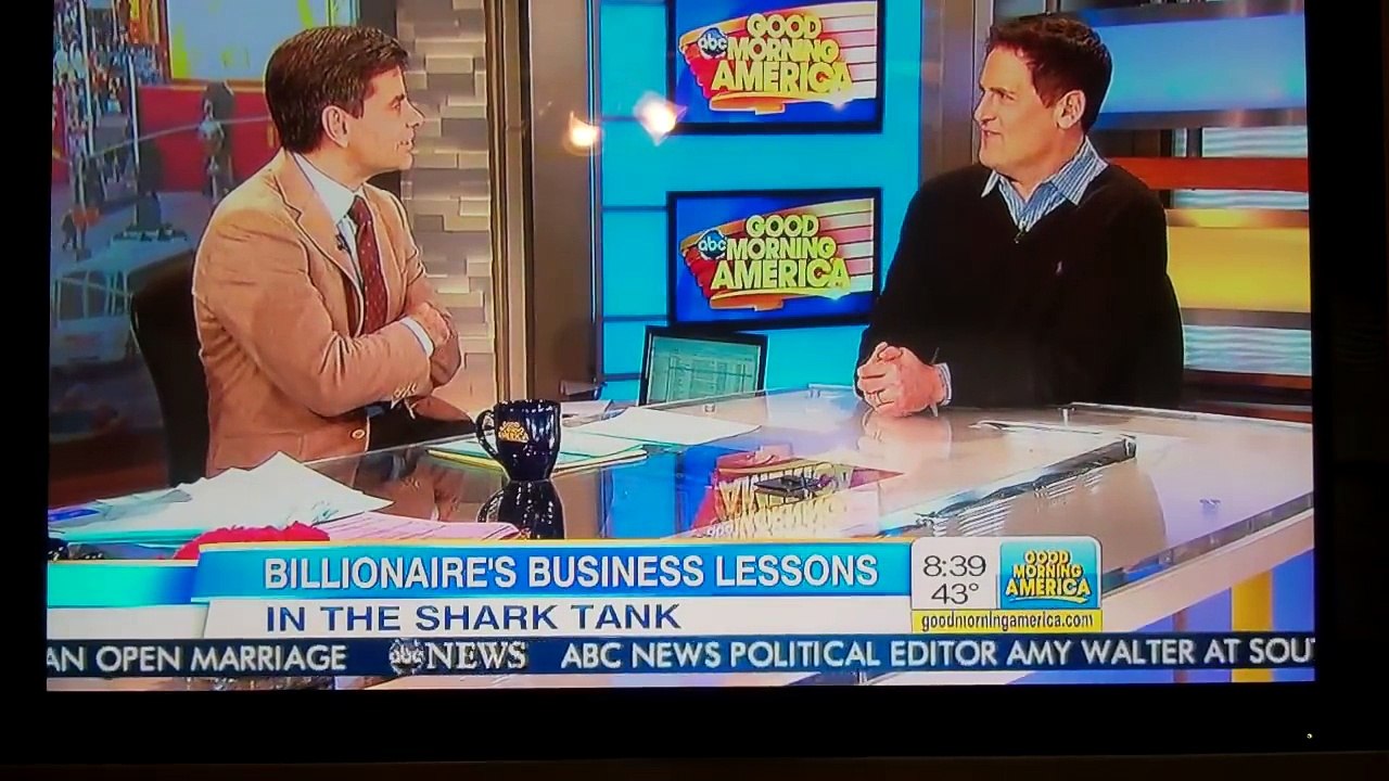 Mark Cuban " Good Morning America" Chef Big Shake "Shrimp Burgers" Shark Tank