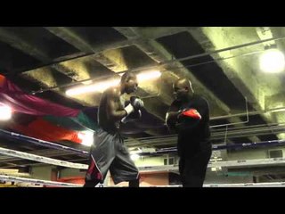 Jermain Taylor on the mitts