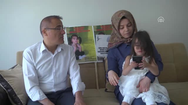 Sma Hastası Minik Elif, Zamanla Yarışıyor
