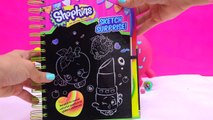 Livre dessin se gratter scratch saison esquisser Shopkins 1 surprise art cookieswirlc