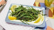 3-Ingredient Charred Green Beans with Whipped Ricotta