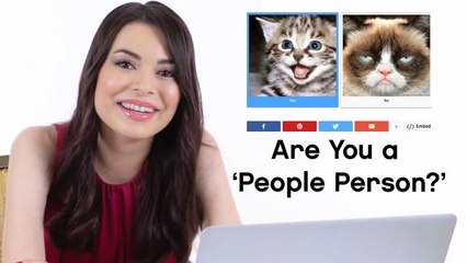 Miranda Cosgrove Takes 3 Online Personality Tests