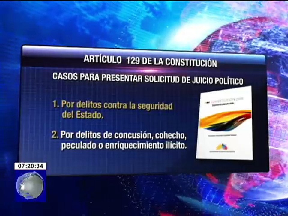 CAL verificará si el pedido de juicio político al Vicepresidente Glas cumple o no con todos los requisitos