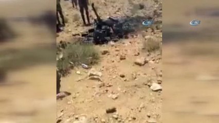 Ürdün'e Ait Drone Suriye Sınırına Düştü