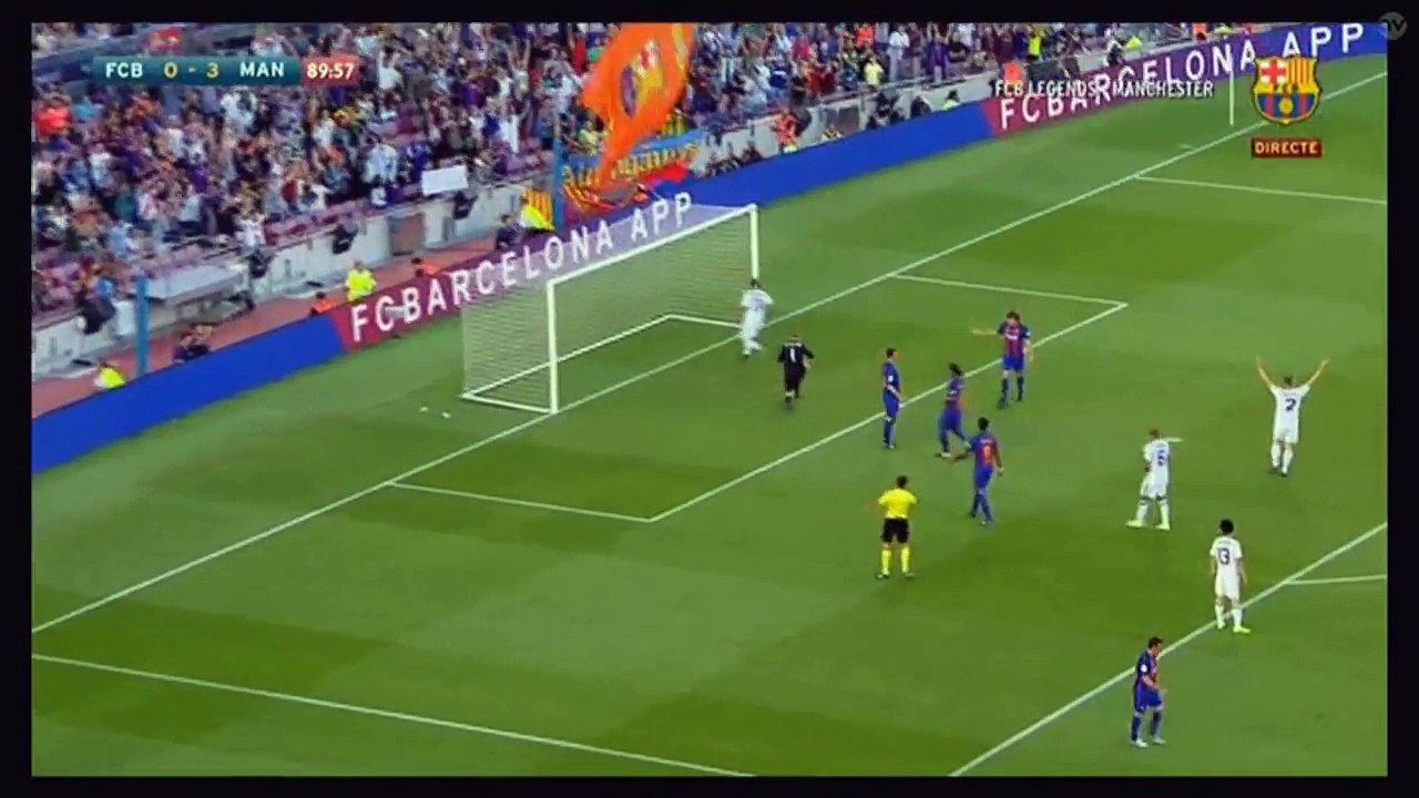 Dehu Goal ~ Barcelona Legends vs Manchester United Legends 1-3