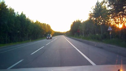 Car Slides on Side Resulting in an Accident