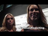 sports reporters talk to esnews at Ryan Nece Charity Event  EsNews Boxing