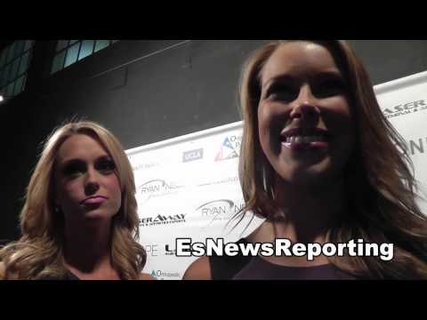 sports reporters talk to esnews at Ryan Nece Charity Event EsNews Boxing