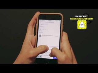 Average Joes on Snapchat! @averagejoesent