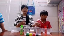 thách LÀM SLIME BẰNG NƯỚC BỘT GIẶT phạt UỐNG STING + CAFE | Nhi Yến Nguyễn [NYN KID]