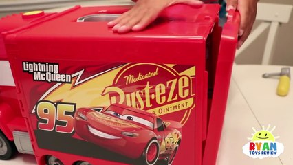 Download Video: Disney Pixar Cars 3 Lightning McQueen Macks Mobile Tool Center! Truck Toys Kids Playtime