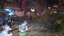 Kadıköy'de Asırlık Ağaç, Kafenin Üzerine Devrildi: 2 Yaralı