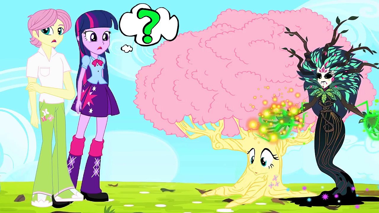 ✿ MLP Equestria Girls TREES Transforms With Animation My Little Pony Love Story Zombie Att