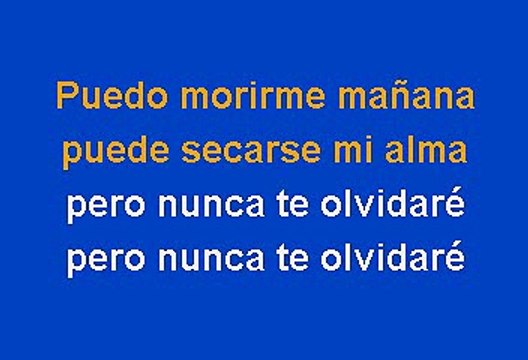 Enrique Iglesias - Núnca Te Olvidaré (Karaoke)