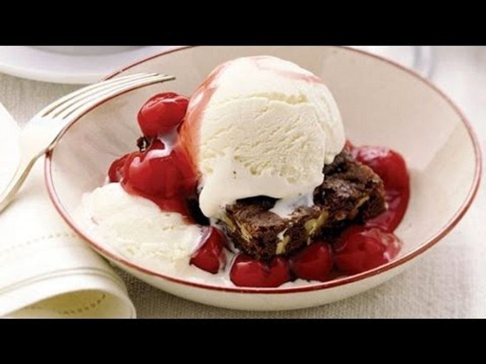 Receta de cerezas jubilee / Cherries jubilee recipe