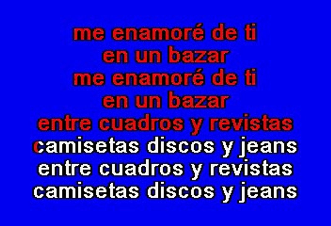 Flans - Bazar (Karaoke)