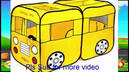 Autobus pour enfants sur chanson le le le le la jouets roues avec Compilation ☜ ♥ ☞ collection