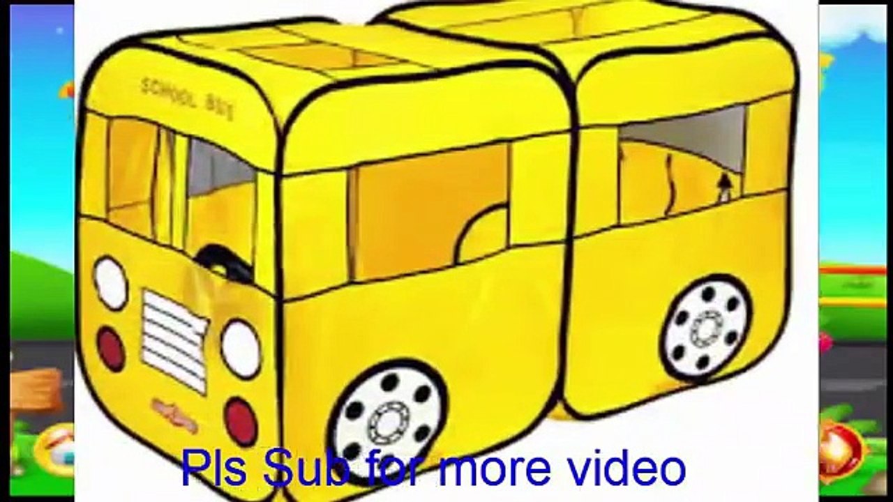 Autobus pour enfants sur chanson le le le le la jouets roues avec Compilation ☜ ♥ ☞ collection
